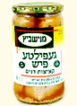 גפילטע פיש בצנצנות קטנות